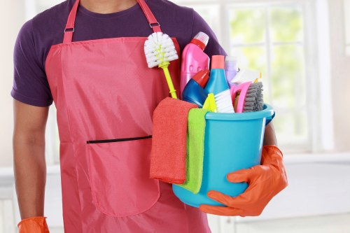 Professional after builders cleaning in NW1 removing dust from a renovated interior