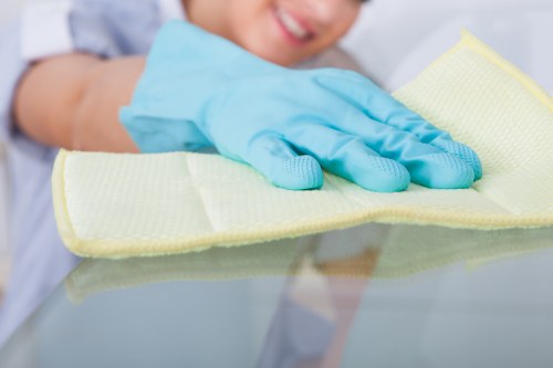 Professional office cleaning service in NW1 for desks and communal areas