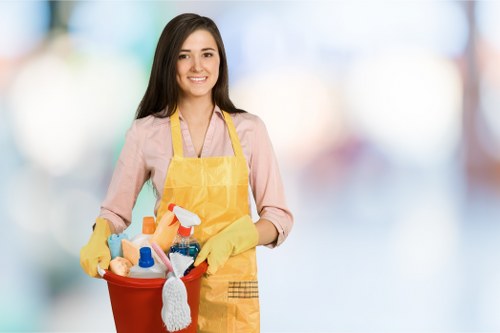 Local NW1 cleaning team handling deep cleaning for a modern apartment